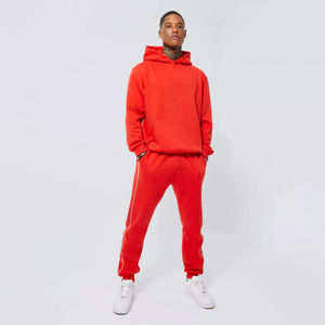 Survêtement décontracté à capuche pour homme personnalisé avec molleton 100% coton coupe-vent et respirant Logo personnalisé pour le jogging d'hiver - Product Image 1