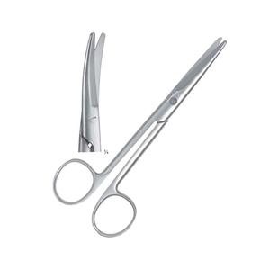 Punta de carburo de tungsteno afilada y Roma, TC tijera de acero inoxidable, instrumento de sutura de goma de IRIS quirúrgico recto/Curvo - Product Image 5