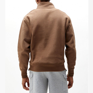 Top Quality Winter Custom Men Embroidery Plain Outdoor Fleece Sweatshirts 1/4 Zip Slim Fit Men <b>Hoodies</b> - Product Image 4