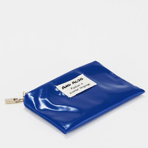 [Et aussi] Élégant porte-cartes en émail finition brillante en cuir PU Durable mince et léger porte-carte de crédit Style compact - Product Image 1