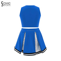 Vêtements de pom-pom girl personnalisés par sublimation Uniformes de pom-pom girl concurrentiels Meilleures ventes pour femmes Uniformes de pom-pom girl personnalisés