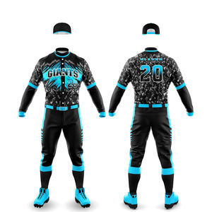 Conjunto Deportivo Personalizado de Primera Calidad, Cómodo, Transpirable, con Impresión Digital, de Secado Rápido, Uniforme para Equipos de Béisbol y Sóftbol, Unisex - Product Image 2