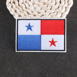 Parche Bordado Termoadhesivo de Tela de Sarga de Alta Calidad con Logotipo Personalizado al por Mayor para Decoración de Gorras e Insignias - Product Image 6