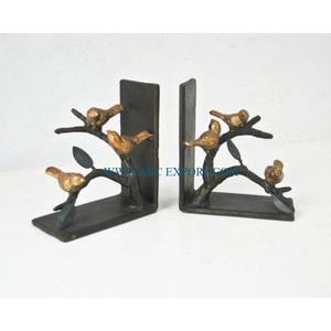 Sujetalibros de mesa de latón y Metal chapado en oro antiguo, sujetalibros de escritorio para el hogar creativos de alta exigencia decorativos de la mejor calidad en la India - Product Image 5