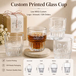 <span class=keywords><strong>Gobelet</strong></span> en verre côtelé <span class=keywords><strong>personnalisé</strong></span> à faible MOQ, <span class=keywords><strong>avec</strong></span> logo sur mesure, pour événements de mariage, cadeau, OEM, ODM, vente en gros, fournisseur d'usine - Product Image 1