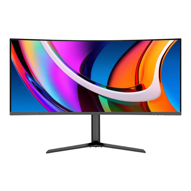 34 Inch Curved LED Gaming Monitor 4K Resolution 165Hz Refresh Rate HDR Support DP Interface LCD Desktop Use