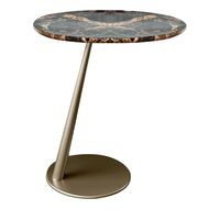 Laiton or Bombastic Base Design Table basse dessus en marbre expédition rapide meubles de maison moderne Table basse nordique pour le hall