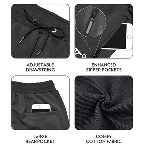 Pantalons de jogging respirants pour hommes, pantalons de survêtement de fitness, séchage rapide, entraînement de course à pied, coupe athlétique, tissu extensible doux, vêtements de sport actifs pour la salle de sport - Product Image 4