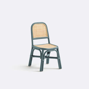 Handmade Natural Rattan Kids <b>Chair</b> With Bow Shape Back Lightweight Eco Friendly Children Furniture For <b>Nursery</b> Playroom Decor - Product Image 4