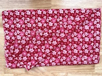 Tissu en coton imprimé floral rouge, fait main, écologique, séchage rapide, pour sacs, chemises, robes, travaux manuels, couture et décoration intérieure pour garçons