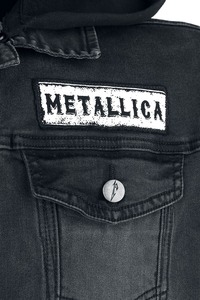 2024 dernier personnalisé en détresse matelassé patchs Denim veste respirant unisexe à la mode veste pour hommes/femmes tissé en gros - Product Image 5