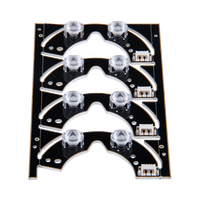 Circuit imprimé en aluminium monocouche Kerui, 1 à 6 OZ d'épaisseur de cuivre, finition de surface HASL/ENIG pour équipement électronique
