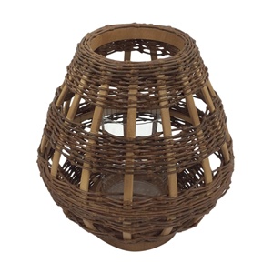 Venta Directa SWT, Linterna de Bambú Trenzado de Gran Tamaño, Decoración de Jardín para el Día de San Valentín - Product Image 4