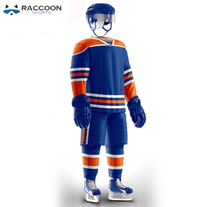 Maillots et ensembles d'uniformes de hockey sur glace de qualité supérieure, logo personnalisé, séchage rapide, respirant, couleurs personnalisées, vêtements de sport pour hommes, Raccoon Sports - Product Image 2