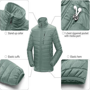 Vestes matelassées en duvet personnalisées légères et épaisses, matelassées à bulles, chaudes pour l'extérieur, pour l'hiver, pour hommes, téléchargées par Dress Sports - Product Image 6