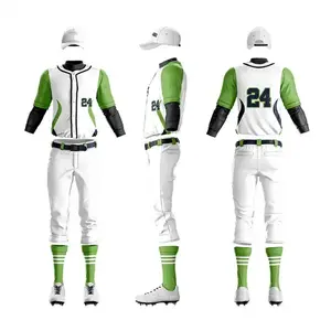 棒球服运动服自有品牌好材料个性化便宜价格最好材料棒球服
