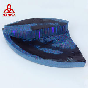 Opale brute de laboratoire KYOCERA OP34 noire, taille multiforme, pour la création de bijoux de luxe sur mesure pour femmes, prix distributeur. - Product Image 3