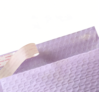 Enveloppe à bulles violette imperméable et antichoc avec fermeture auto-adhésive pour bijoux, cosmétiques, cadeaux, expédition transfrontalière e-commerce