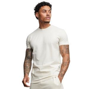 Wholesale Blank Cotton <b>Polyester</b> T-shirts Custom logo Printing Men's t Shirts Oversized Printed Unisex <b>Tshirt</b> in Bulk - Product Image 1