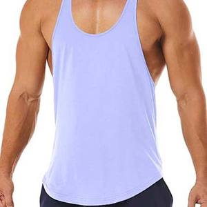 2025 logo personnalisé coton évacuation de l'humidité Muscle chemises athlétiques respirant col rond été entraînement sport homme débardeurs - Product Image 5