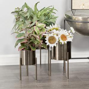 Florero Moderno de Metal Hecho a Mano con Diseño de Capullo, Elegante Decoración para el Hogar, Hotel, Boda, Centro de Mesa para Sala de Estar o Comedor - Product Image 2