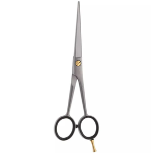 Tijeras de corte de pelo de acero inoxidable alemán profesional tipo hoja recta para uso en salón herramienta de belleza de peluquero - Product Image 2