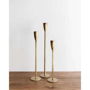 Bougeoir en laiton magnifiquement fabriqué à la main avec des détails artistiques pour apporter une touche sophistiquée au style intérieur de la décoration intérieure - Product Image 1