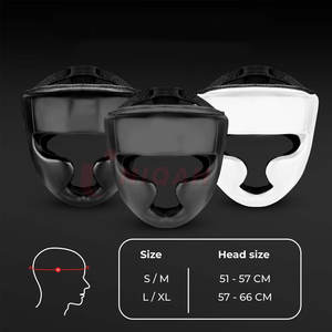 Pour le protège-tête de boxe personnalisé de haute qualité bleu rouge confortable Logo personnalisé taille personnalisée en cuir PU - Product Image 2