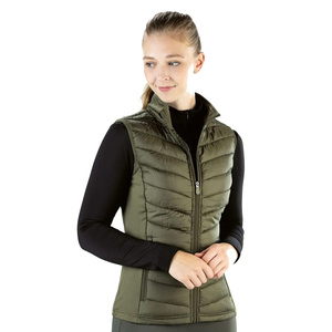 Gilet sans manches isolé en vrac | Gilet équestre en tissu matelassé | Logo personnalisé de chaleur coupe-vent disponible - Product Image 5