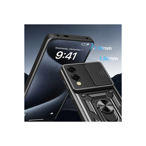 Étui coulissant magnétique avec protection caméra pour Samsung Galaxy S25 Edge Google Pixel – Coque robuste en silicone anti-traces de doigts - Product Image 6