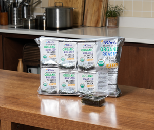 ขนมสาหร่ายอบคั่วออร์แกนิกของคิมขนาด4กรัม/5กรัมไม่จำเป็นต้องใช้ถาด - Product Image 1
