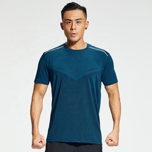 T-shirt à épaules tombantes décolleté skinny qualité personnalisée Streetwear style décontracté col montant t-shirt - Product Image 1