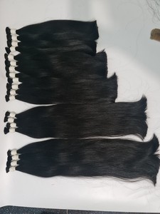 Prêt à expédier de haute qualité 100% paquets de cheveux humains Remy vietnamiens cheveux vierges pour Style naturel teint tressage tressage cheveux tresses - Product Image 5