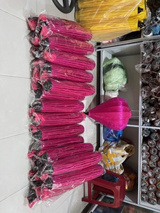 Decorative Vietnam Silk Lantern Handmade <b>Flower</b> Painted Hanging <b>Ornament</b> for Home - Product Image 5