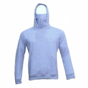 Cagoule à forte demande et Ninja hommes sweats à capuche respirant coton mélangé basiques avec réglable nouveauté armure pour l'hiver - Product Image 3