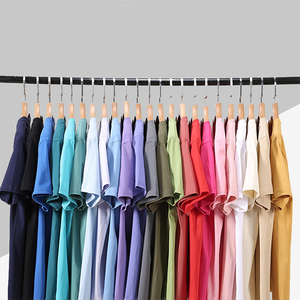 เสื้อยืดโอเวอร์ไซส์คอกลม240gsm สำหรับผู้ชายเสื้อยืดผ้าฝ้าย100% เปล่าสำหรับผู้ชายจัดส่งแบบ DP - Product Image 1