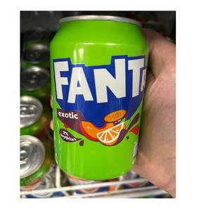 Paquete de 12 Latas de 355 ml de Fanta Exótica, Bebida Refrescante con Sabor a Frutas, Ideal para Cafeterías o el Hogar - Product Image 3
