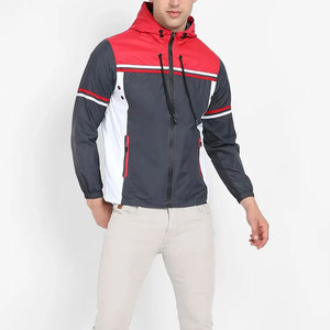 Vente en ligne de vestes de softball à capuche et manches longues pour hommes, vente en gros Fabricant Prix compétitif Veste coupe-vent - Product Image 3