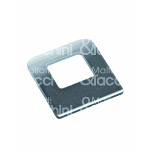 Plaque à cliquet pour Art. 630 Taille 38x43mm Finition brute - Product Image 1