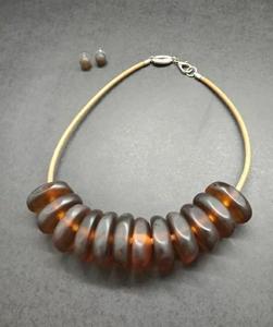 Nouveau collier en résine Vintage bijoux pour bureau mariage fêtes de noël fiançailles à la mode amitié accessoire commémoratif - Product Image 1