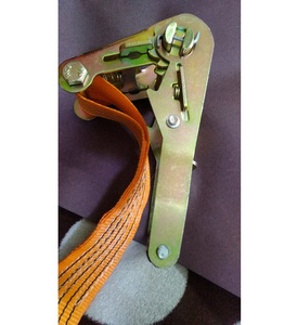 <b>Heavy</b> <b>Duty</b> Polyester Ratchet Lashing Strap with Adjustable Design for <b>Safe</b> Load Securing in Trucks Containers and Cargo Trailers - Product Image 3