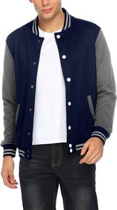 High Quality Men's Custom Winter Varsity <b>Jacket</b> with Waterproof Breathable Features and Custom Logo - Product Image 6