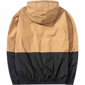 Logo personnalisé Vestes coupe-vent pour hommes Imperméable Tissu aquatique Veste de pluie durable Imperméable pour hommes fabriqué par Vêtements de sport - Product Image 2