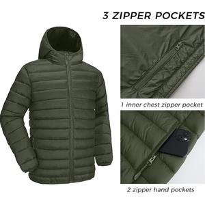 Veste d'extérieur pour homme, long manteau matelassé imperméable, coupe-vent et ultra-chaud, livraison DDP - Product Image 4