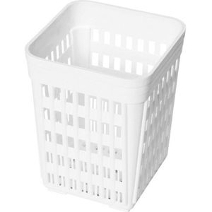 Cestello Portaposate in Acciaio Inox 110x110x(H)140mm per Organizzazione Cucina - Product Image 1