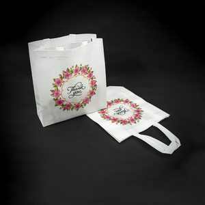 ถุงช้อปปิ้ง PP แบบนอนวูฟเวนกระเป๋าช้อปปิ้งพิมพ์โลโก้ลายดอกไม้ - Product Image 2
