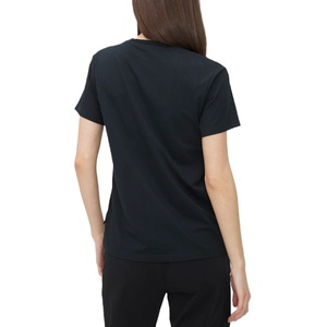 T-shirt à manches courtes pour femmes de haute qualité Design imprimé personnalisé Slim Fit Good Look Coton uni motif solide compressé - Product Image 4