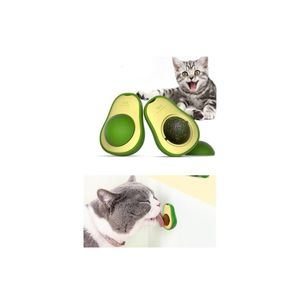 Naturale Avocado erba gatta giocare palla gatto leccare palla deodorante per l'alito 360 per la cura degli animali domestici