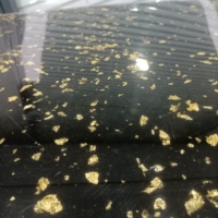 Feuilles acryliques de feuille d'or noir pour la gravure laser Co2