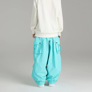 Winter Waterproof Outdoor Sports Snowboarding Men Ski Pants High Quality With Custom Logo Printing Snow Ski Pants Ski Snow Wear - Product Image 3